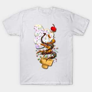 Exploding Ice Cream Cone T-Shirt